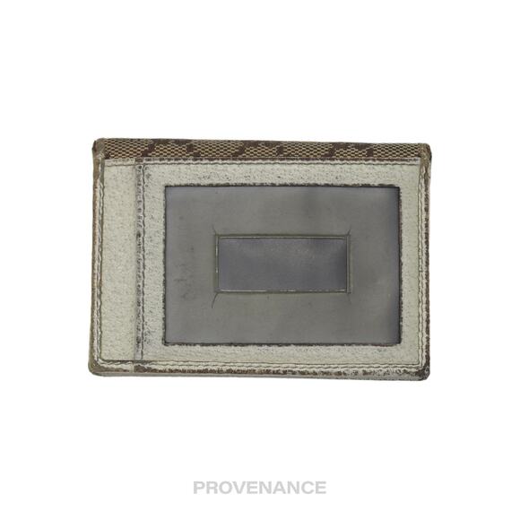 🔴 Gucci Pocket Organizer Wallet - GG Canvas White - Picture 2 of 7